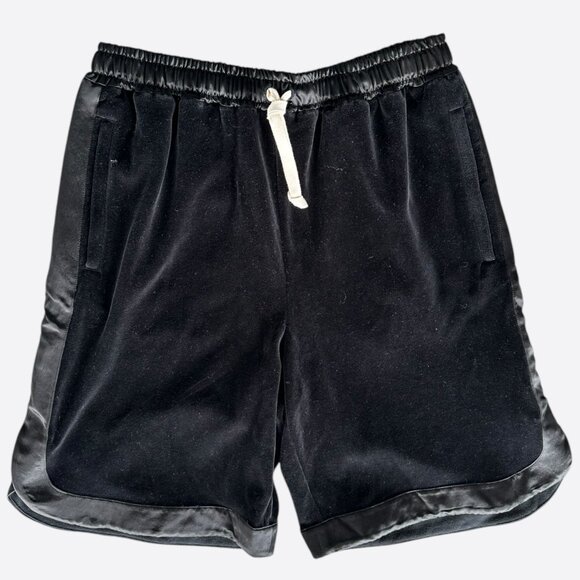 Gucci Black Velvet Shorts
